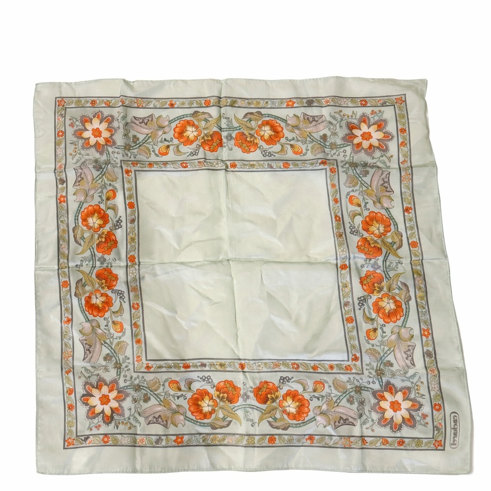 Floral Silk Scarf Cacharel